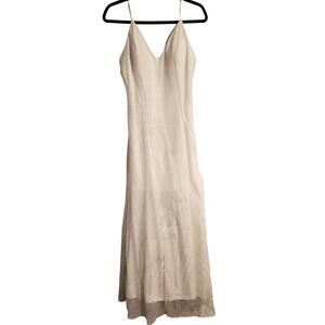 EUC Jump Apparel White Sparkling Silver Dress Size 5/6